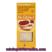 Pan De Molde Con Lino Carrefour 330 G.