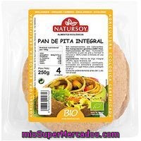 Pan De Pita Integral Natursoy, Paquete 250 G