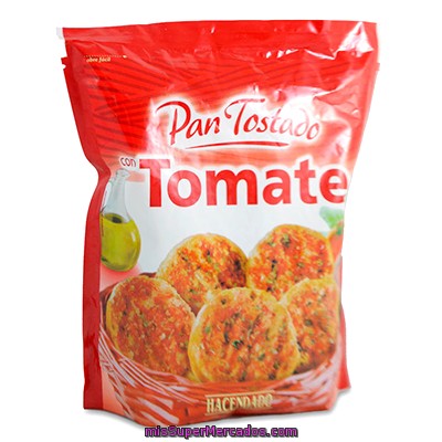 Pan Tostado Con Tomate, Hacendado, Paquete 170 G