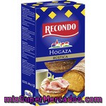 Pan Tostado De Hogaza Rústico Recondo 240 Gramos