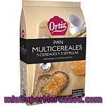 Pan Tostado Multicereales Ortiz , 30 Rebanadas, Paquete 240 G