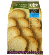 Pan Tostado Sin Sal Carrefour 270 G.