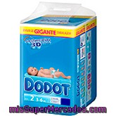 Pañal 3 A 6 Kg Talla 2  Etapas, Dodot, Pack 2 Paquetes X 58 U - 116 U