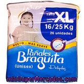 Pañal Braguita 16 A 25 Kg Talla Xl, Deliplus, Paquete 26 U