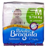 Pañal Braguita  9 A 14 Kg  Talla M, Deliplus, Paquete 26 U