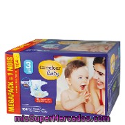 Pañal Con Elástico T3 De 4 A 9 Kg. Midi Carrefour Baby 164 Ud.