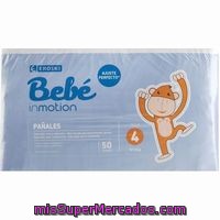 Pañal Inmotion Talla 4 Eroski, Paquete 50 Unid.