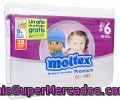 Pañales Premium Para Niños De 18 A 30 Kilogramos, Talla 6 Moltex 38 Unidades