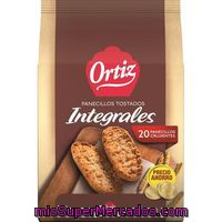 Panecillos Integrales Tostados Ortiz 225 G.