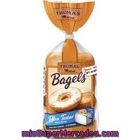 Panecillos Thomas Bagels Bimbo, 4 Unid., Paquete 340 G