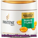 Pantene Pro-v Mascarilla Suave Y Liso 2 Min Anti Encrespamiento Tarro 300 Ml
