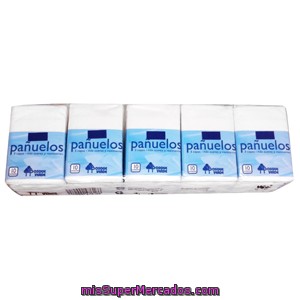 Pañuelos Papel Bolsillo Compacto 3 Capas (envase Azul), Bosque Verde, Pack 15 X 10 U - 150 U