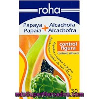 Papaya-alcachofa En Grageas Roha, Caja 30 Unid.
