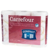 Papel De Cocina Compact Carrefour 3 Rollos.