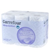 Papel Higiénico 3 Capas Carrefour 12 Rollos.