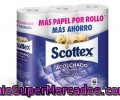 Papel Higiénico 3 Capas Scottex Acolchado Paquete De 9 Unidades