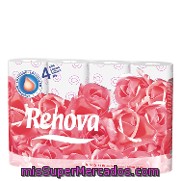 Papel Higiénico 4 Capas Decorado Renova 12 Rollos.