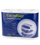 Papel Higiénico Carrefour 6 Rollos.
