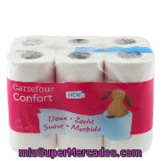 Papel Higiénico Confort Suave Carrefour 12 Ud.