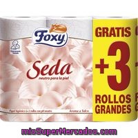Papel Higiénico Foxy Seda, Paquete 9 Rollos