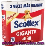 Papel Higiénico Gigante Scottex 9 Rollos.