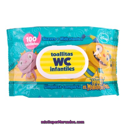 Papel Higienico Humedo Toallitas Wc Infantiles, Deliplus, Paquete 100 U