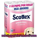 Papel Higiénico Original Scottex 40 Rollos.