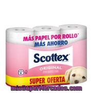 Papel Higiénico Original Scottex 6 Rotllos