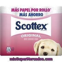 Papel Higiénico Scottex, Paquete 24 Rollos