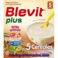Papilla 5 Cereales Blevit Plus, Caja 600 G