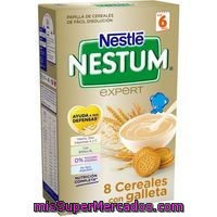 Papilla 8 Cereales Con Galleta Nestlé Nestum, Caja 600 G