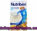 Papilla 8 Cereales Galleta María , A Partir De 6 Meses Nutribén 600 Gramos