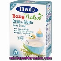 Papilla Cereal Sin Gluten Crema De Arroz Hero, Caja 300 G