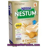Papilla De 8 Cereales Con Galleta Apto A Partir De 6 Meses Nestum Expert 600 Gramos