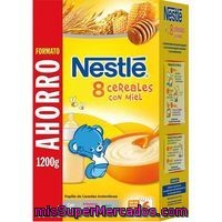 Papilla De 8 Cereales Con Miel Nestlé, Caja 1,2 Kg