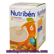 Papilla De 8 Cereales Con Miel Y Frutas Nutribén 600 G.