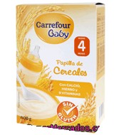 Papilla De Cereales En Polvo Sin Gluten Carrefour Baby 600 G.