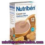 Papilla Instantánea De Cereales Con Cacao Y Galleta María De Fácil Digestión A Partir De 12 Meses Nutribén 600 Gramos