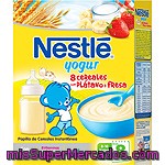 Papilla Intantánea De 8 Cereales Y Yogur Con Plátano Y Fresa Especial Para Bebés A Partir De 8 Meses Nestlé 250 Gramos