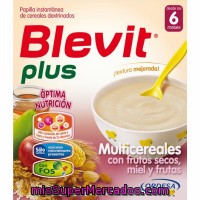 Papilla Multicereales Con Frutos Secos Blevit Plus, Caja 600 G