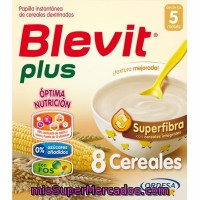 Papilla Superfibra 8 Cereales Blevit Plus, Caja 600 G