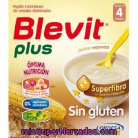 Papilla Superfibra Sin Gluten Blevit Plus, Caja 600 G
