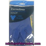 Par De Guantes Reforzado Bicolor Talla Mediana Carrefour 1 Ud.