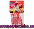 Parasoles De Chocolate Minnie Lacasa 5 Unidades De 10 Gramos