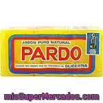 Pardo Jabón Para Lavar A Mano Puro Natural Envase 3 Pastillas