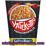 Pasta Deshidratada Fideos Orientales Yatekomo Oriental, Gallina Blanca, Bote 61 G