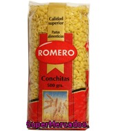 Pasta En Conchitas Romero 500 G.