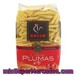 Pasta Gallo
            Plumas N.6 500 Grs