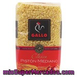 Pasta Pistón Medio Gallo, Paquete 500 G