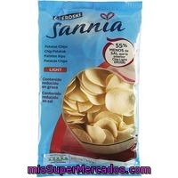 Patatas Chips Light Eroski Sannia, Bolsa 150 G